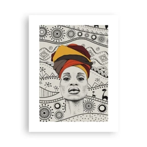 Plagát - Africký portrét - 30x40 cm