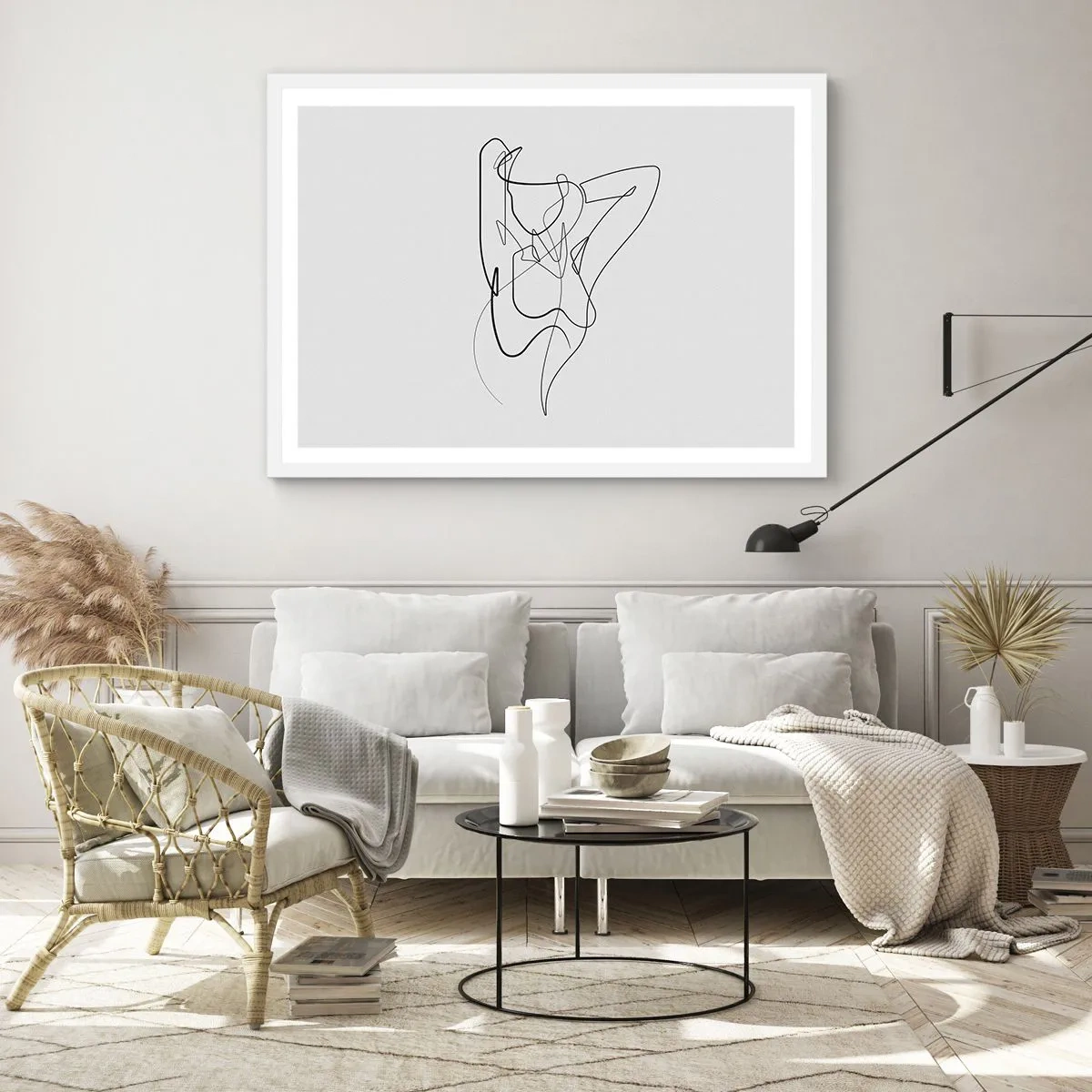 Plagát v bielom ráme - Ty si záhada… - 50x40 cm