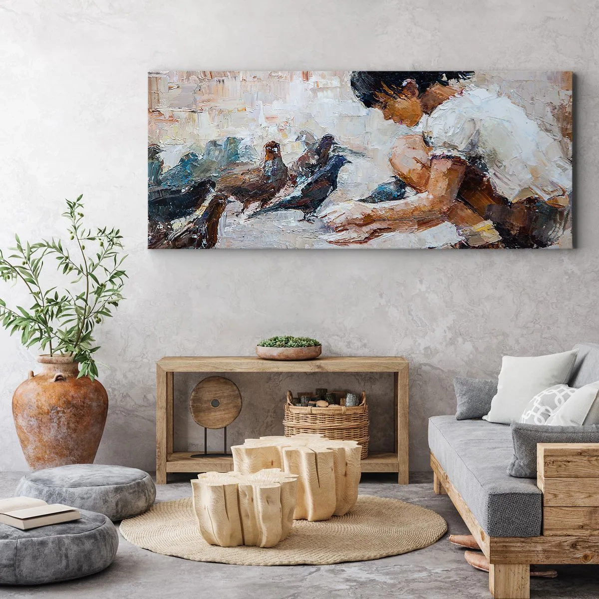 Obraz na plátne - Maličkí a najmilší - 100x40 cm
