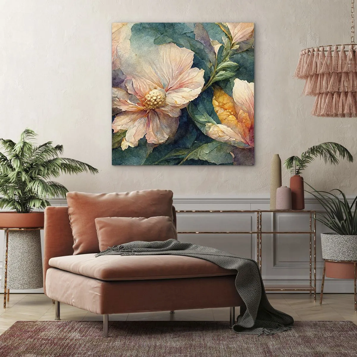 Obraz na plátne - Číra subtílnosť - 70x70 cm