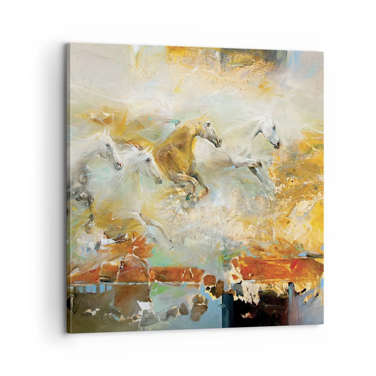 Obraz na plátne - Cvála svetlom - 60x60 cm