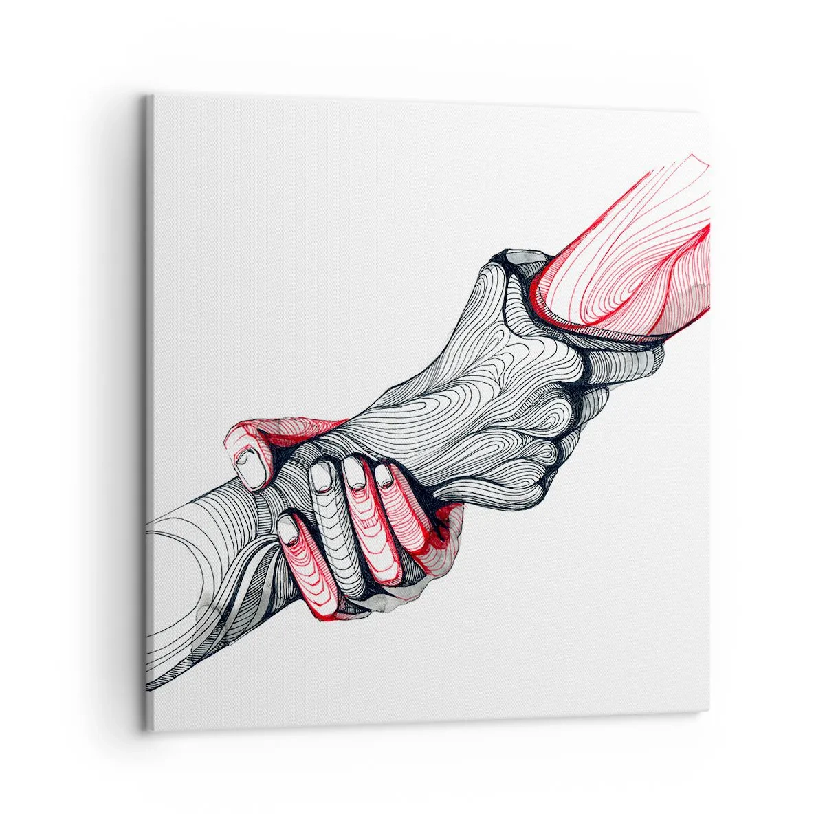 Obraz na plátne - Ste v dobrých rukách - 50x50 cm
