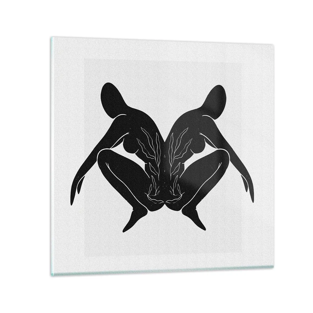 Obraz na skle - Spoločná duša - 60x60 cm