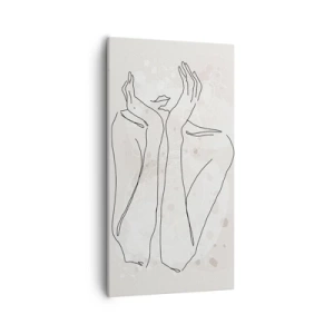 Obraz na plátne - Zasnený okamih - 55x100 cm