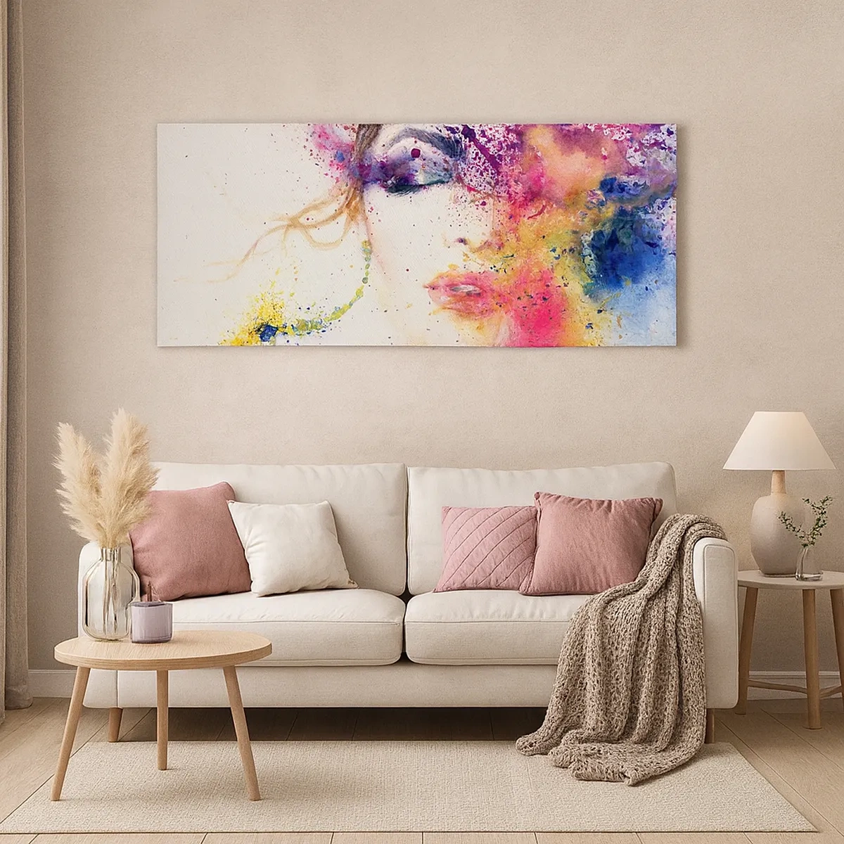 Obraz na plátne - Dúhové závraty - 30x30 cm