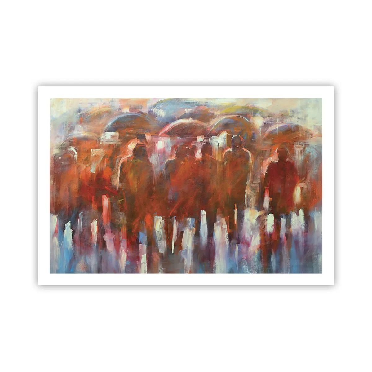 Plagát - Rovnocenní v daždi a hmle - 91x61 cm