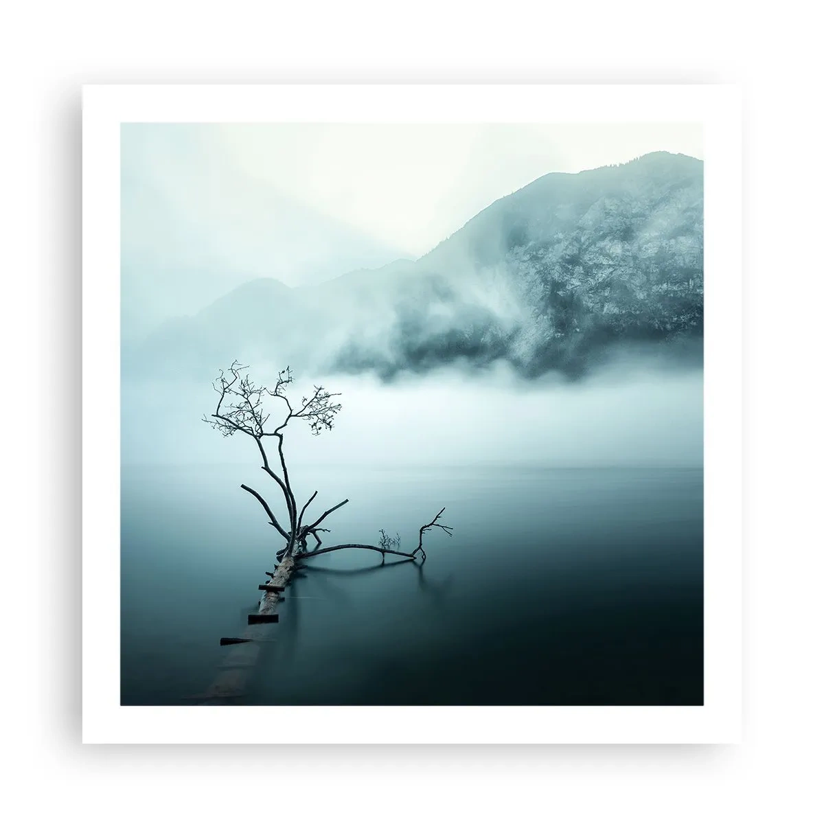 Plagát - Z vody a hmly - 60x60 cm