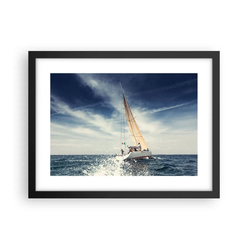 Plagát v čiernom ráme - Nás nedobehnú! - 40x30 cm