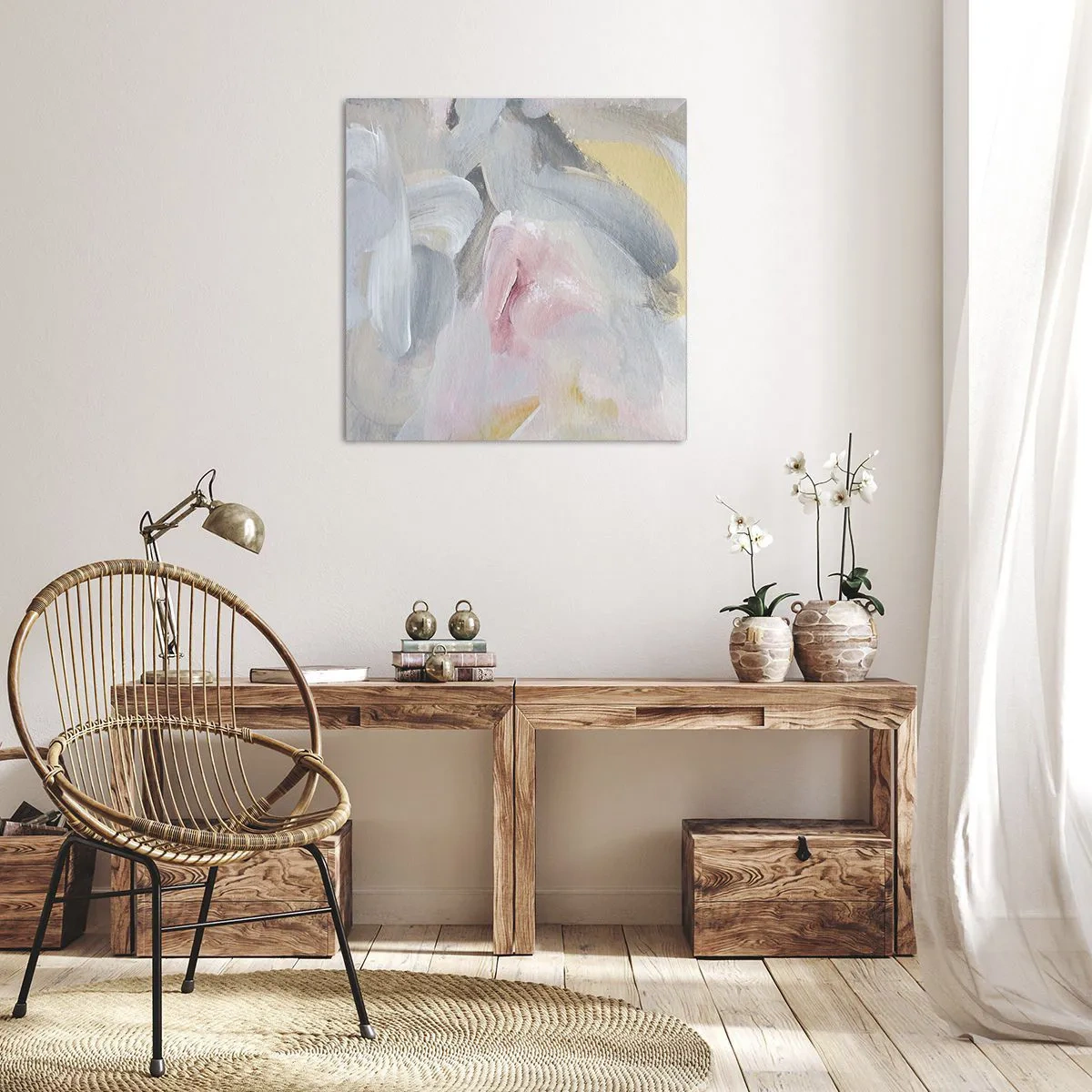 Obraz na plátne - V pastelovom svete - 50x50 cm