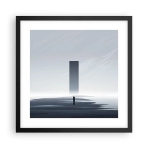 Plagát v čiernom ráme - Príležitosť alebo hrozba? - 40x40 cm