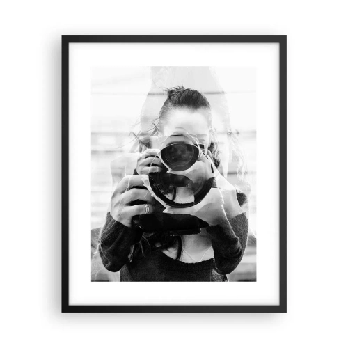 Plagát v čiernom ráme - Tvorca a materiál - 40x50 cm