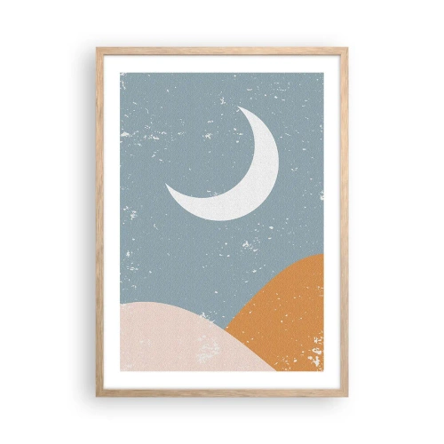 Plagát v ráme zo svetlého duba - Zázrak mnohých nocí - 50x70 cm