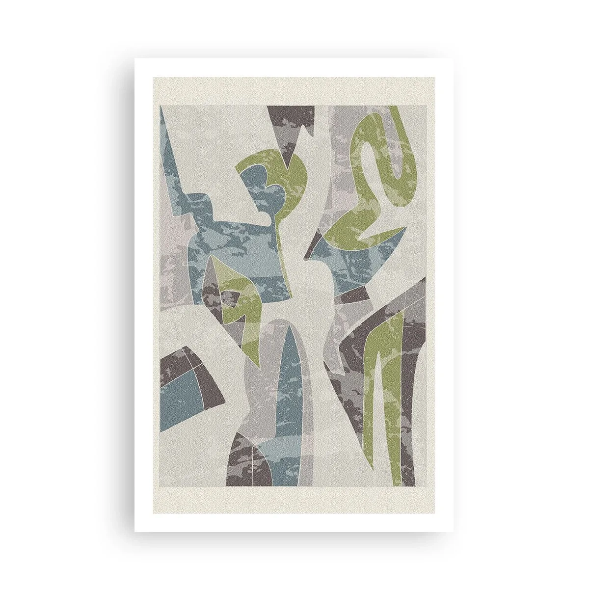 Plagát - Kompozícia za sklom - 61x91 cm