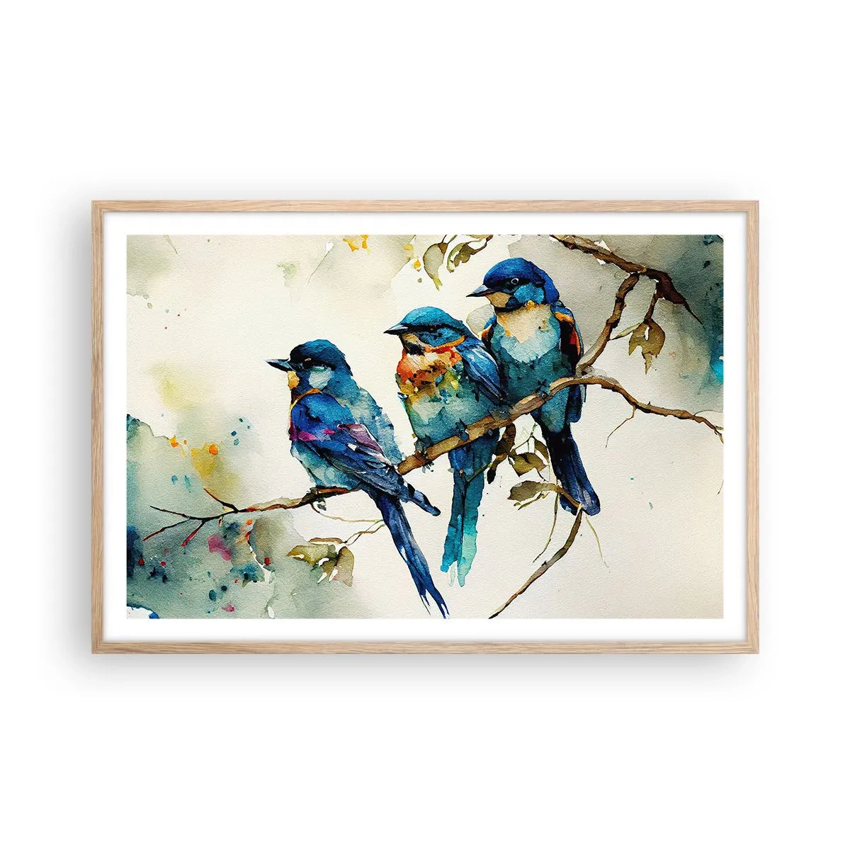 Plagát v ráme zo svetlého duba - Urazil sa? - 91x61 cm