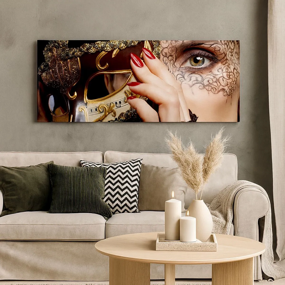 Obraz na plátne - Môj svet je barokový - 100x40 cm