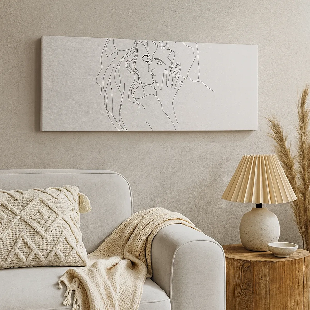 Obraz na plátne - Jedným ťahom - 30x30 cm