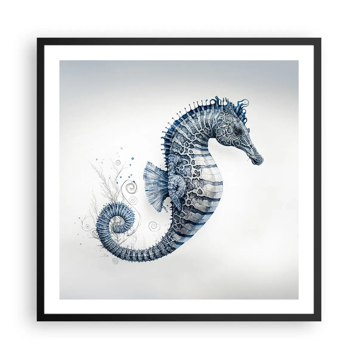 Plagát v čiernom ráme - Jemný vtip prírody - 60x60 cm