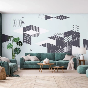 Fototapeta Premium Canvas - V duši matematika - Abstrakcia, Kus, Moderný vzor - 100x70 cm