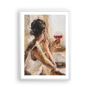 Plagát v bielom ráme - Chuť dobré chvíle - 50x70 cm