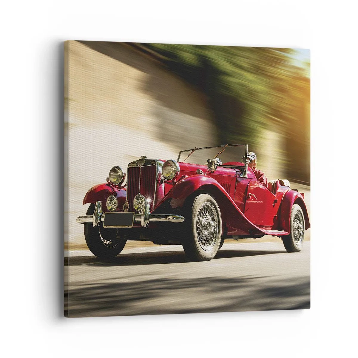 Obraz na plátne - Krajšia ako Níke Samotrácka - 40x40 cm