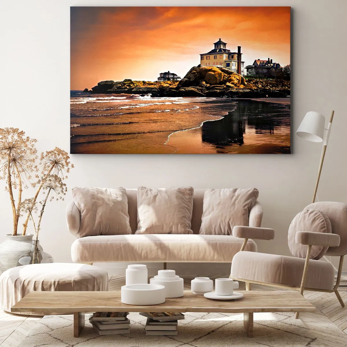 Obraz na plátne - Elegancia západného pobrežia - 120x80 cm