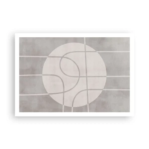 Plagát - Kruhovo a priamo - 100x70 cm