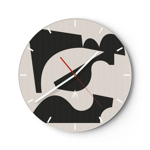 Nástenné hodiny - Na samostatné ukladanie - 40x40 cm