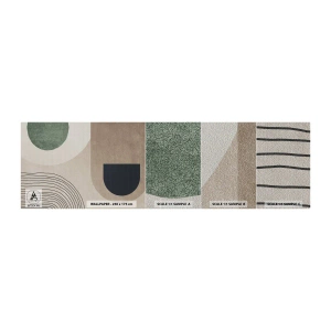 Vzorka fototapety Premium Sand - Nežnosť oválu - Minimalizmus, Kus, Abstrakcia - 100x30 cm