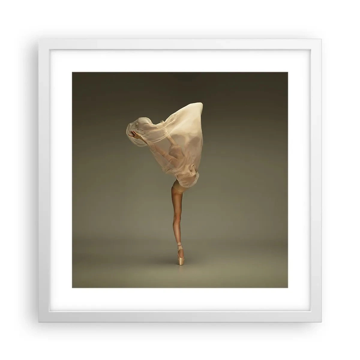 Plagát v bielom ráme - Hneď poletí - 40x40 cm