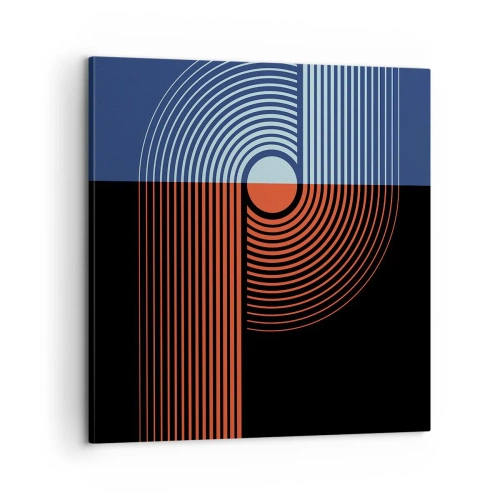 Obraz na plátne - V geometrickom objatí - 60x60 cm