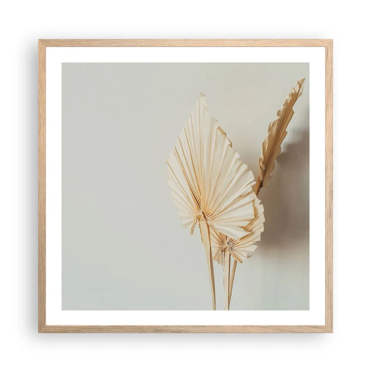 Plagát v ráme zo svetlého duba - Keď potrebuješ útechu - 60x60 cm