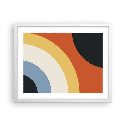 Plagát v bielom ráme - K sebe samému - 50x40 cm