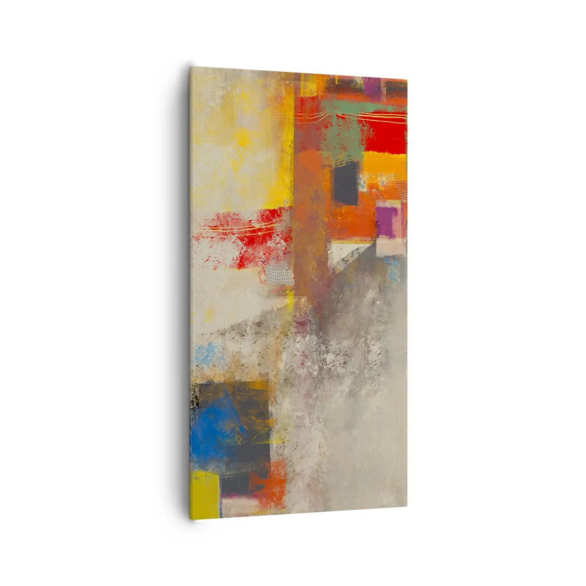 Obraz na plátne - Geometria farieb - 65x120 cm