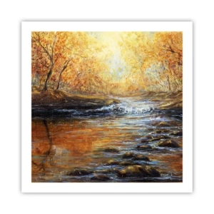 Plagát - Zlatý potok - 60x60 cm