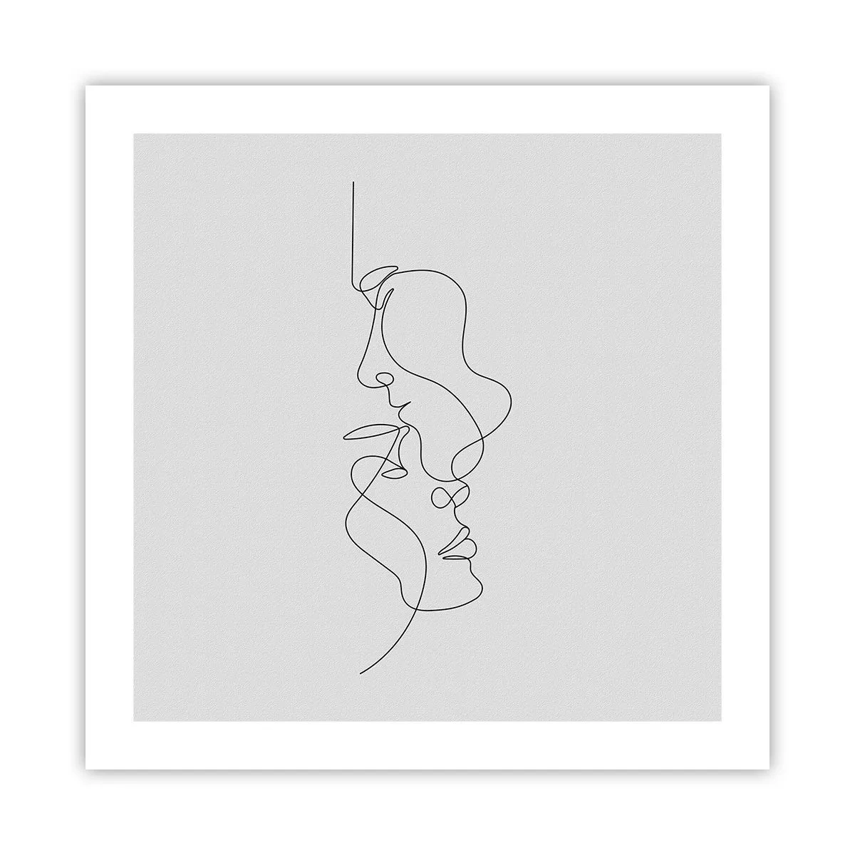 Plagát - Žiar vášnivých túžob - 50x50 cm