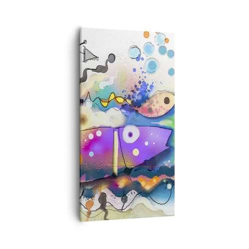 Obraz na plátne - Niet slov! - 55x100 cm