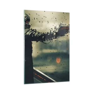 Obraz na skle - Vražedná zbraň - tvoj vlastný terminátor - 80x120 cm