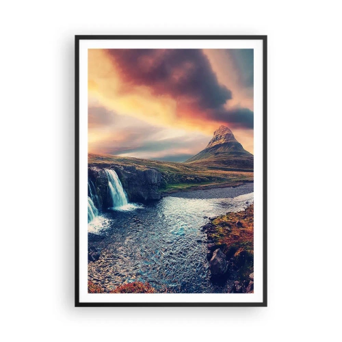 Plagát v čiernom ráme - V majestáte prírody - 70x100 cm