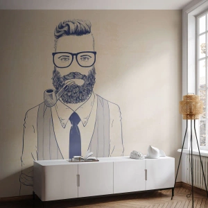Fototapeta Standard Eco - Veselý, mužský a módny - Muž, Abstrakcia, Rúra - 350x256 cm