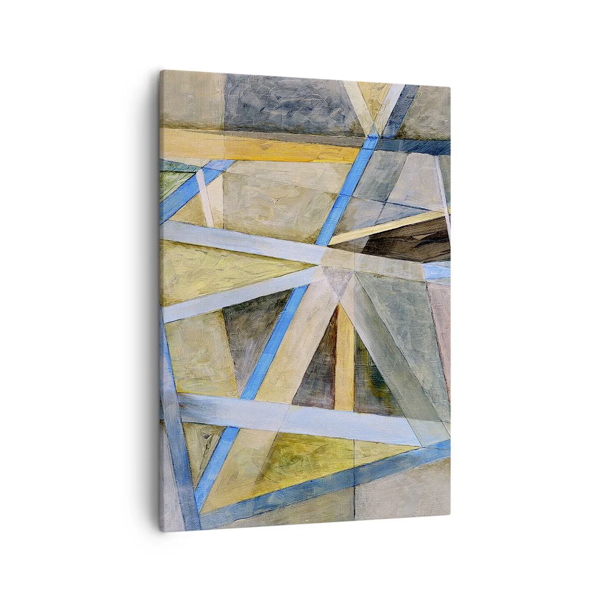 Obraz na plátne - Priamo alebo diagonálne? - 50x70 cm