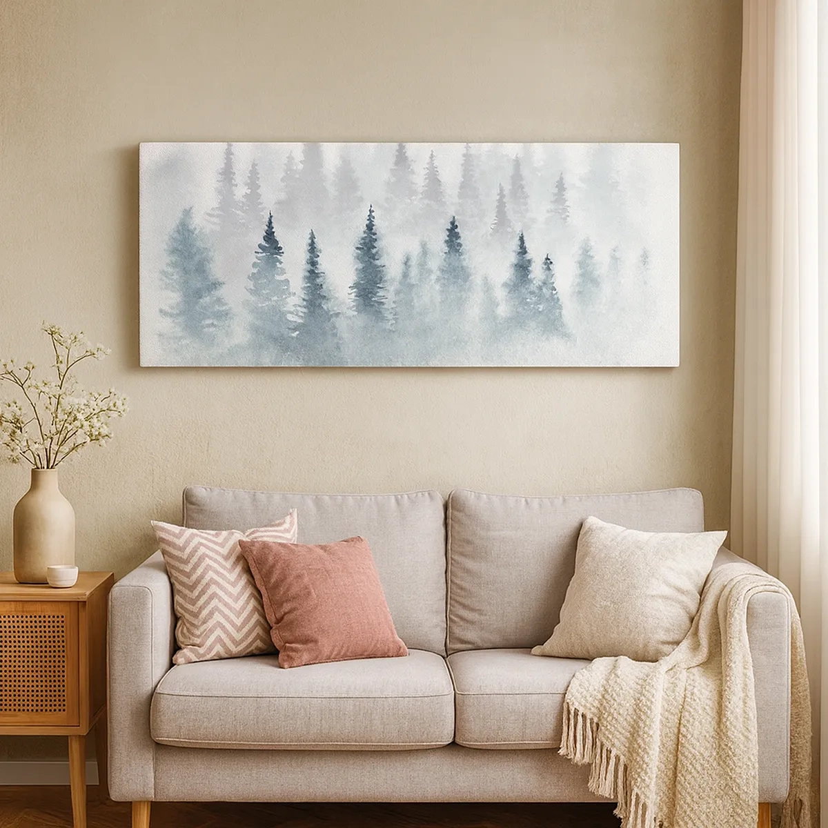 Obraz na plátne - Zahalené hmlou - 30x30 cm