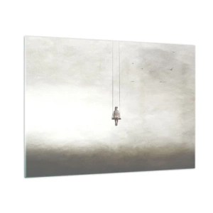 Obraz na skle - Dieťa v nás - 100x70 cm
