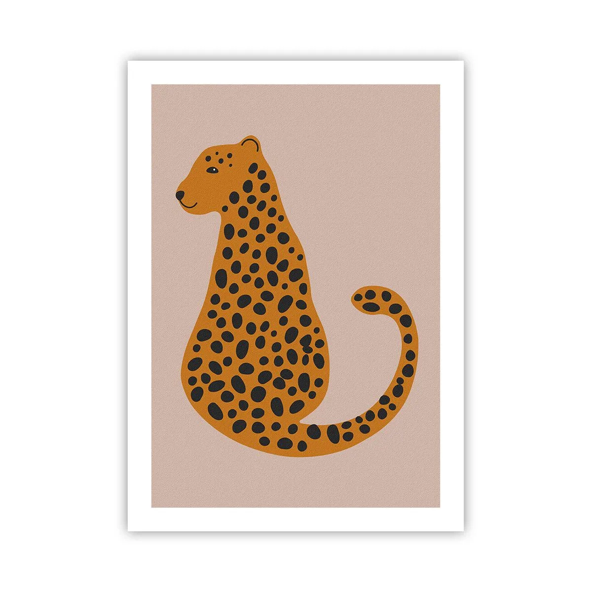 Plagát - Leopardný vzor je v móde - 50x70 cm