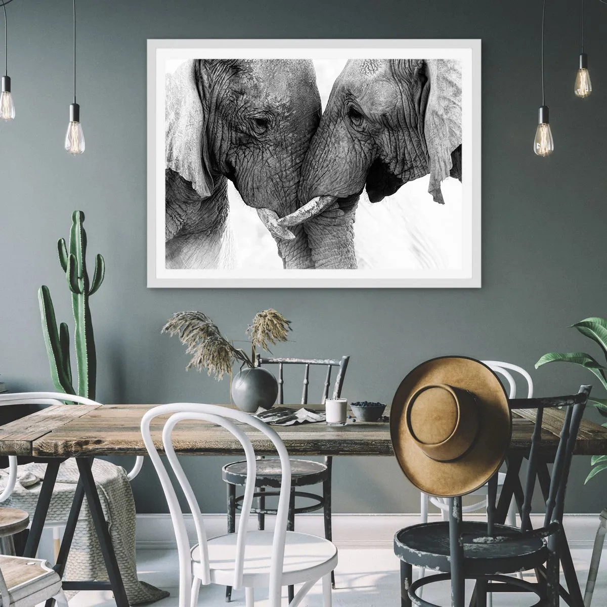 Plagát v bielom ráme - Úprimné vyznanie - 100x70 cm