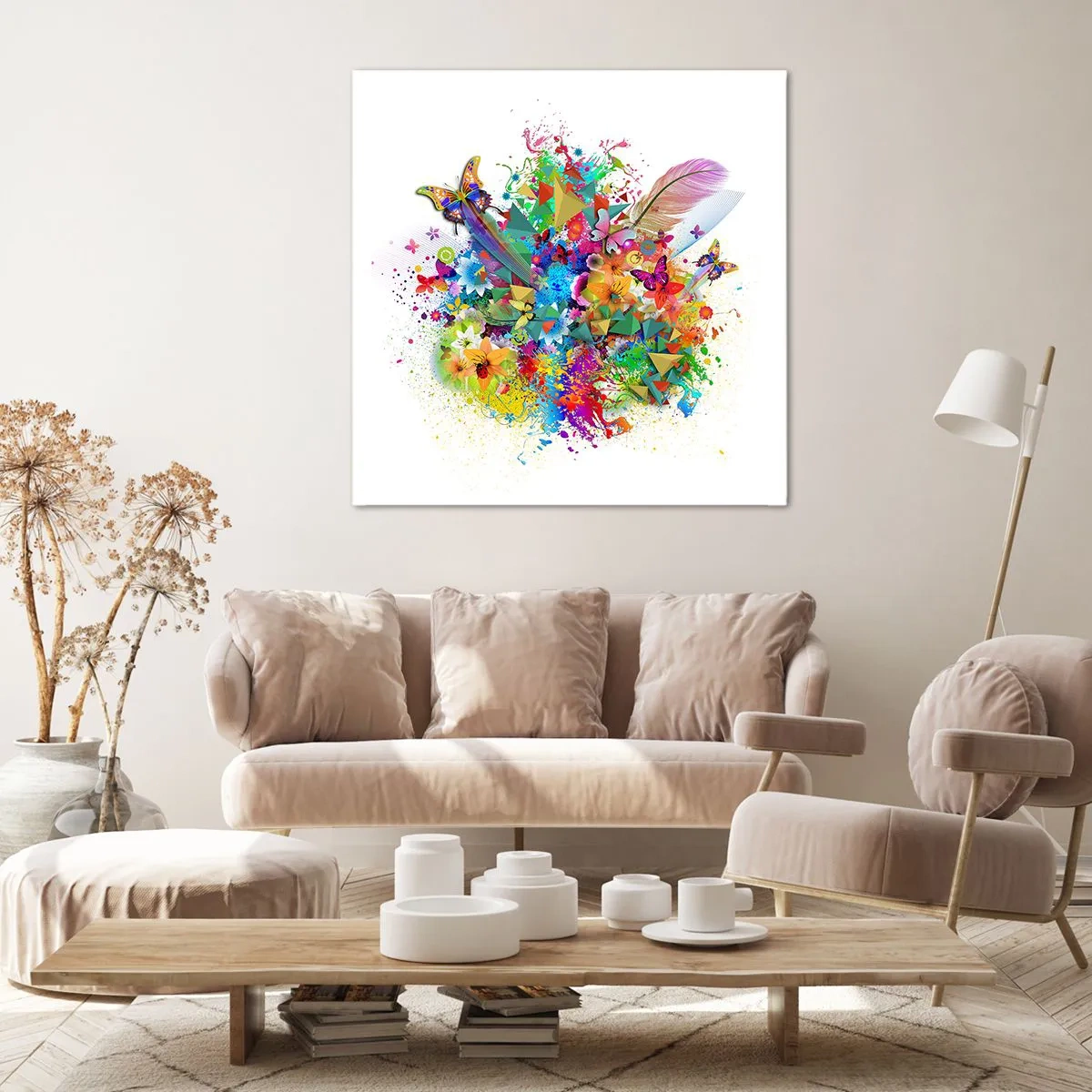 Obraz na plátne - Kytica radosti - 70x70 cm