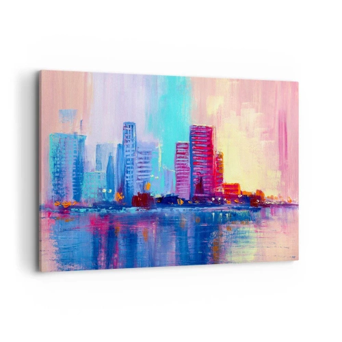 Obraz na plátne - Vykúpané vo farbách - 120x80 cm
