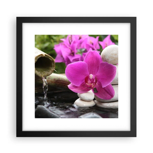 Plagát v čiernom ráme - Už odpočívaš - 30x30 cm