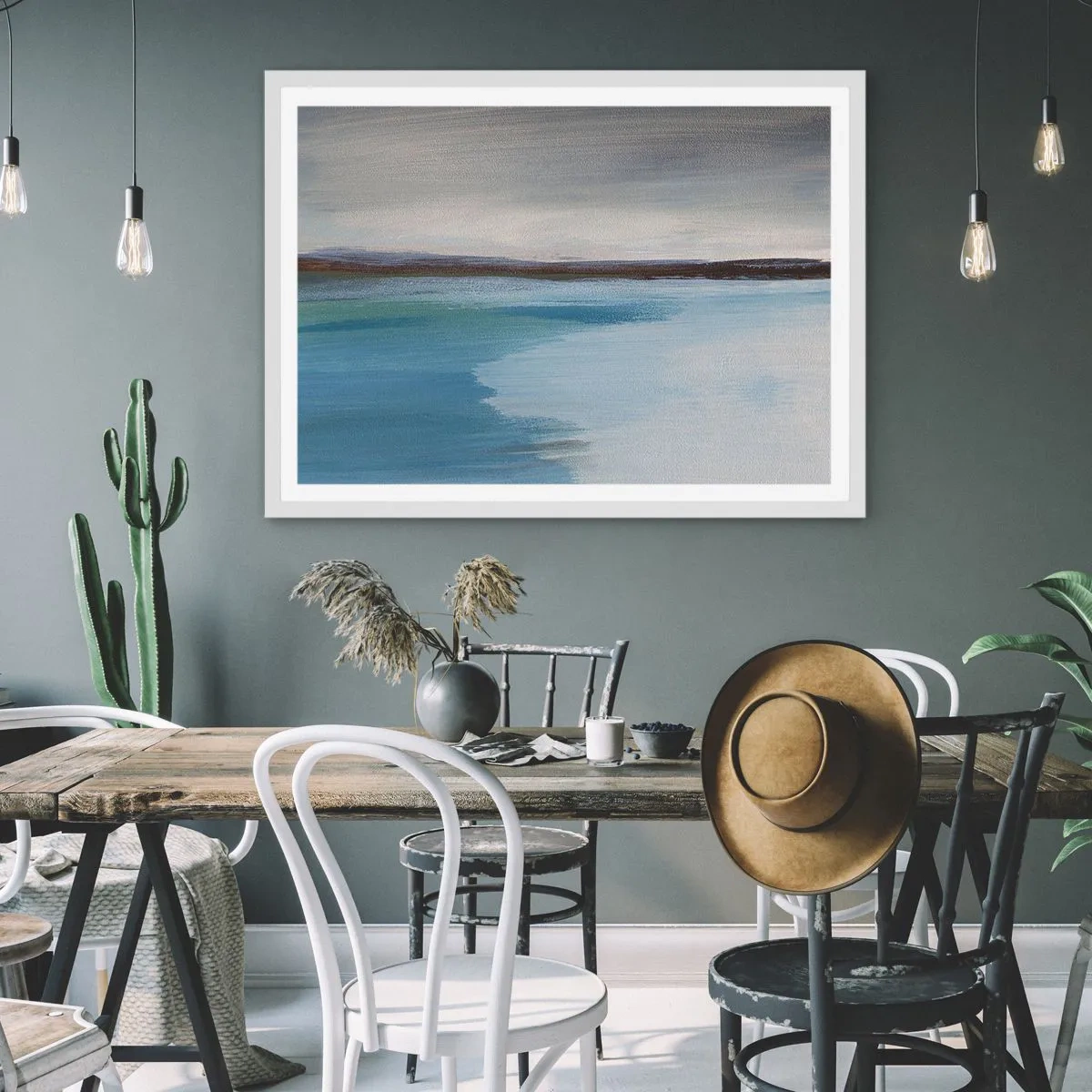 Plagát v bielom ráme - Horizontálna krajina - 50x40 cm