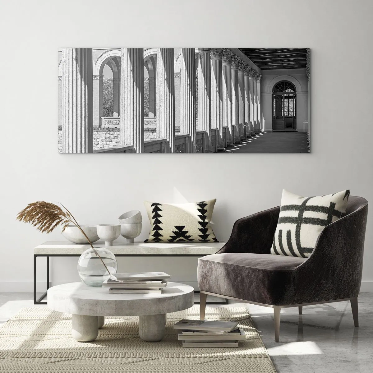 Obraz na skle - Slnečná arkáda - 100x40 cm
