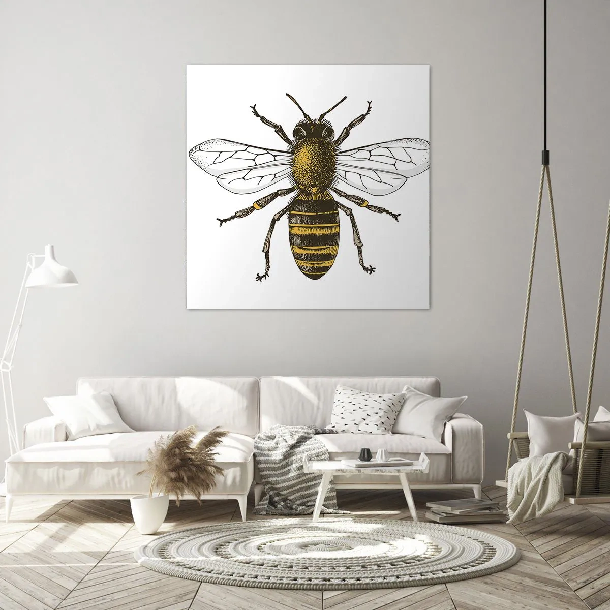 Obraz na plátne - Krásna a dobrá - 50x50 cm